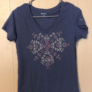 M Columbia soft tee
